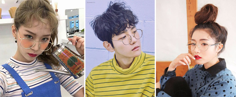 丟掉黑粗框吧，金框眼鏡才是現在文青的百搭配件