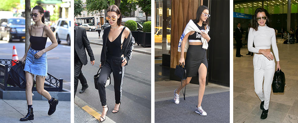 穿出黑白配的時尚潮味，一定要學Bella妹子