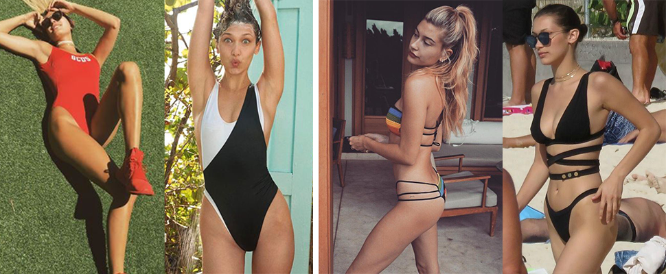 名模親身示範，海灘閨蜜裝就這樣穿（也得身材夠火辣呀！）