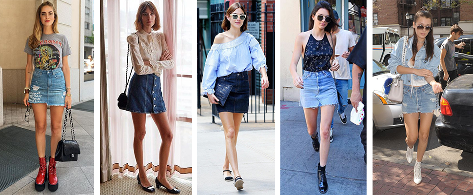 「丹寧迷你裙」人人都有，穿得不一樣才是時尚潮人～