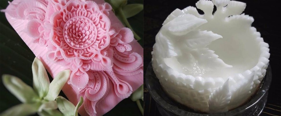 他的雕刻技巧，讓最平凡的東西都變成了藝術品～