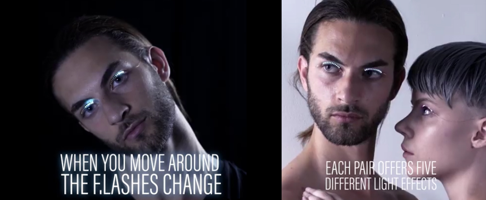 眼睛放電再也不是夢！LED假睫毛絢麗十足，讓你電趴所有人～｜假睫毛推薦