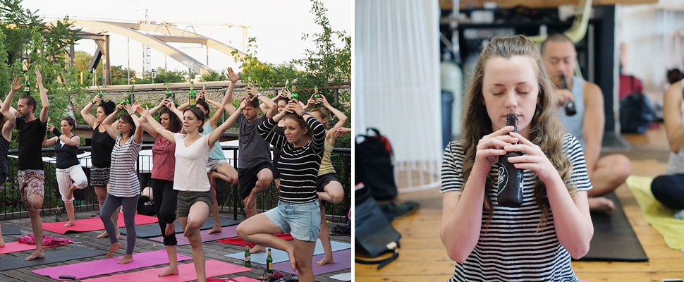 沒在跟你開玩笑！「啤酒瑜珈」讓你邊喝酒、邊瘦身，真是人生最大享受！