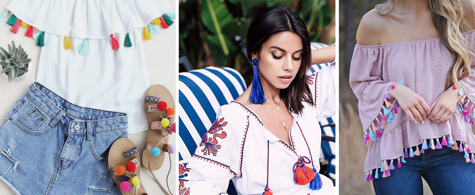 流蘇不是秋冬的專利，最百搭單品，讓眾多名人愛不釋手