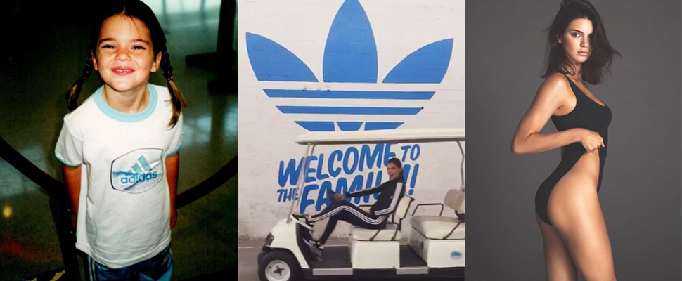 不甩小妹Kylie Jenner與PUMA合作關係，嫩模Kendall Jenner成Adidas新任代言人