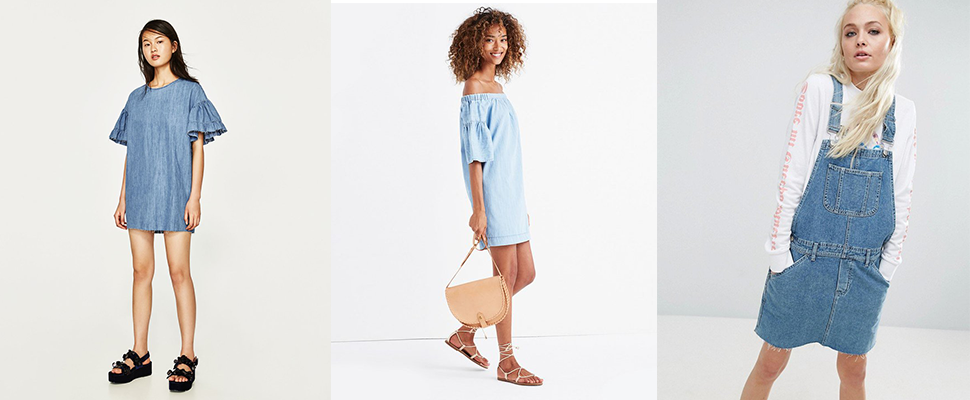穿搭沒想法？就讓五款「丹寧連身裙」解決妳枯竭的穿搭靈感！