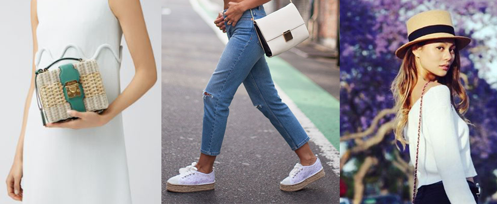 低調不搶戲，卻能幫妳的穿搭默默加分！今夏就靠「草編元素」點綴妳的盛夏時尚