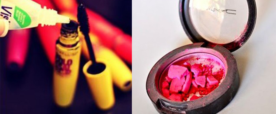 超強彩妝品起死回生術，斷裂唇膏、破裂粉餅全都有救！