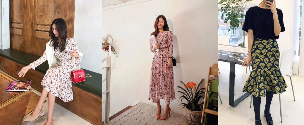 春天來了！三秘訣看韓妞穿達搭人如何駕馭春意碎花單品～