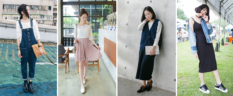 天氣變來變去，到底要怎麼穿衣服啦！不管這麼多，先跟上韓國女大生這樣穿就對了