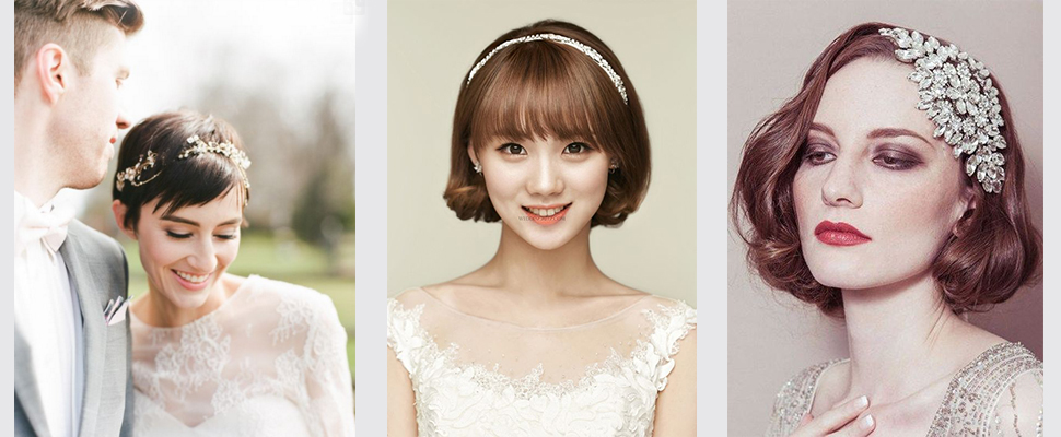 誰說非「長」不可？短髮控新娘造型，依然美麗動人～