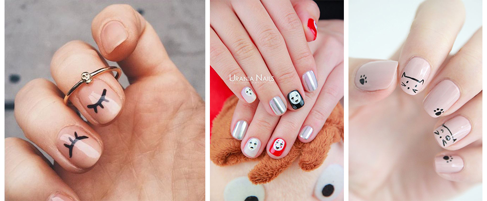 才剛做完新的美甲，又忍不住想換啦！經典不敗「手繪指彩」