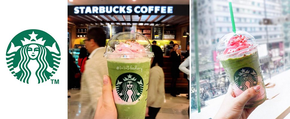 太犯規組合！連假的小確幸《星巴克》抹茶草莓星冰樂，限量上市