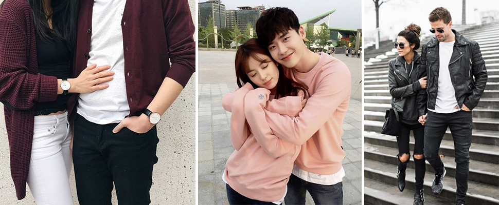 內有閃光，請攜帶墨鏡閱讀。閃死人不償命的小倆口穿搭