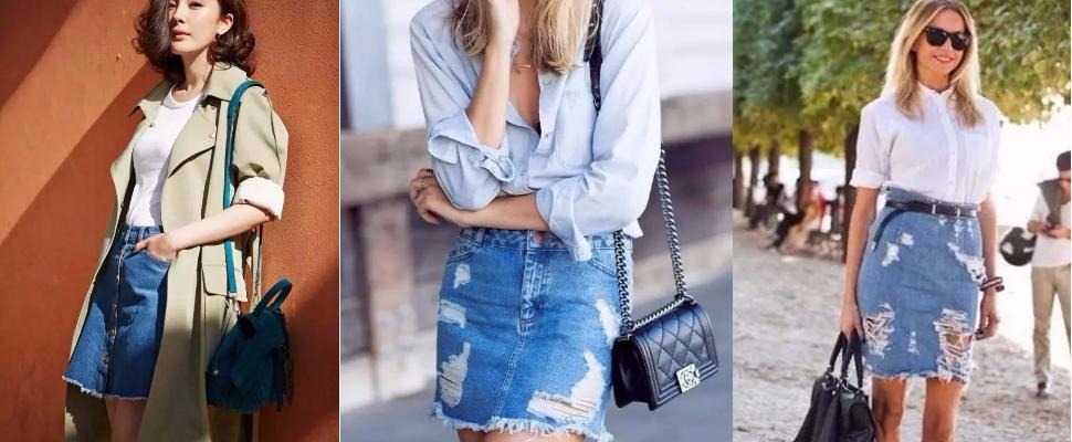 今年流行的百搭牛仔裙，女孩們有穿對嗎？