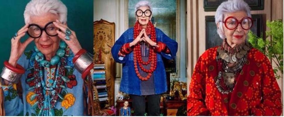 風格至上的華麗人生，時尚奶奶Iris Apfel說：「穿著講求態度」