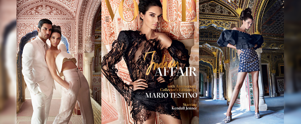不甩負評美登印度版《Vogue》封面！Kendall Jenner霸氣演繹寶萊塢巨星