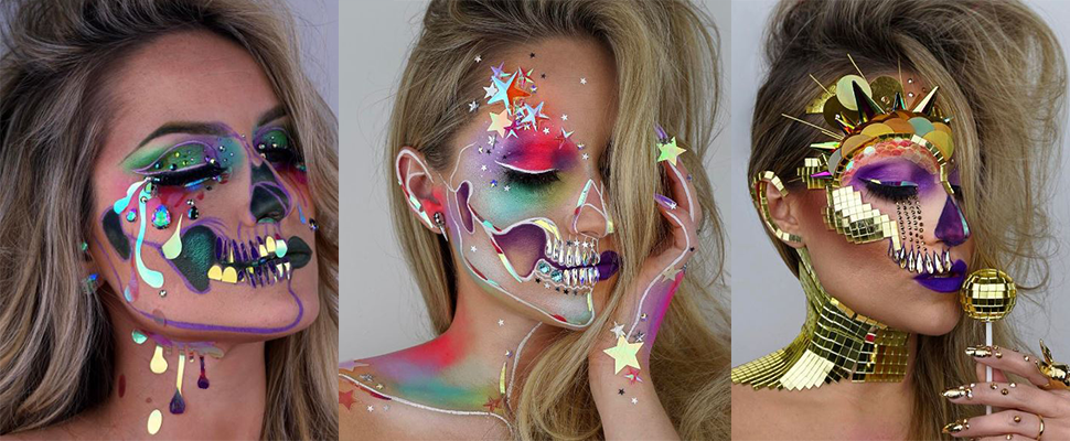 萬聖節怎麼還不來！？這款「霓虹惡魔妝」絕對讓女孩稱霸派對～