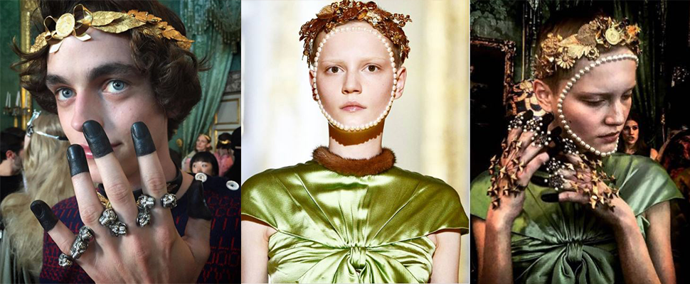 Gucci早春大秀霸氣預告「珍珠飾品」即將席捲街頭～