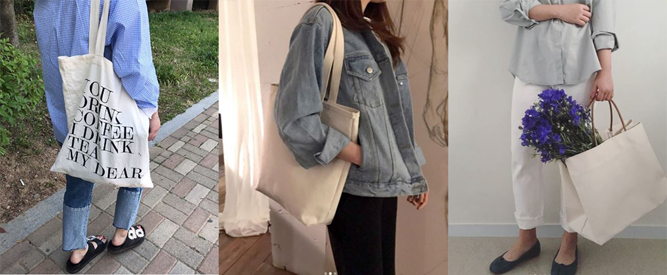 韓妞告訴妳「帆布袋」就是今夏務必入手的重點單品！