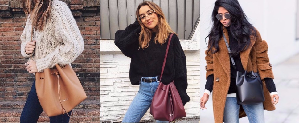 家俬太多又不想背大包，那就拎一只水桶包上街去吧～