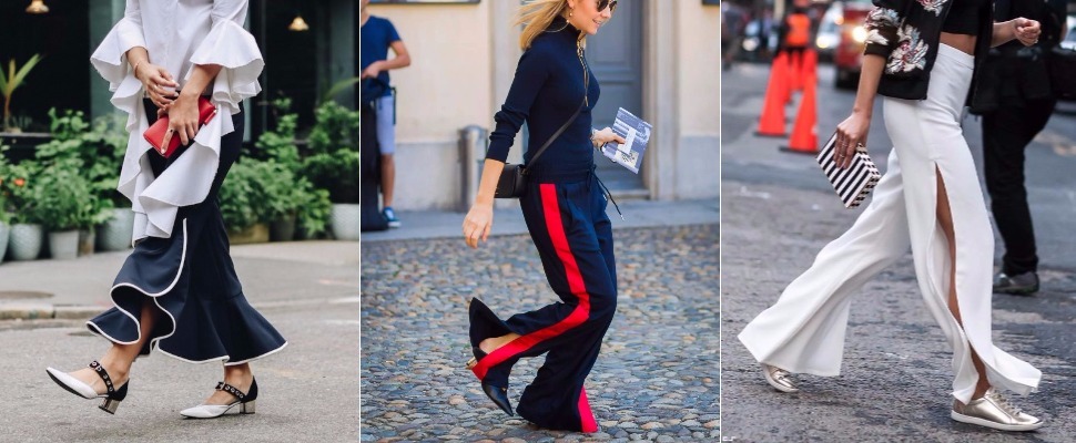 秋冬的褲子還真花俏，沒來個開岔或開花就稱不上時髦了～