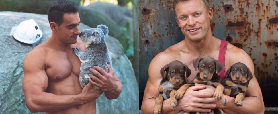 這本年曆夠狠～誰能抗拒「猛男ｘ小動物」的療癒魅力啊？