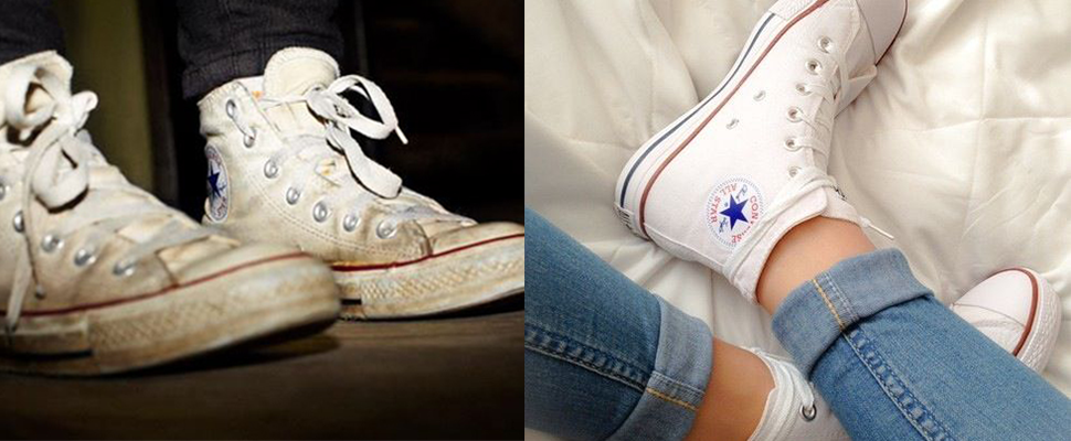 周末來洗至尊鞋，灰頭土臉變身白閃閃新鞋（好有成就感～）