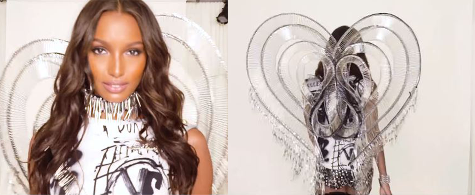 第一套BALMAIN維密秀服曝光，回收安全別針打造很環保～