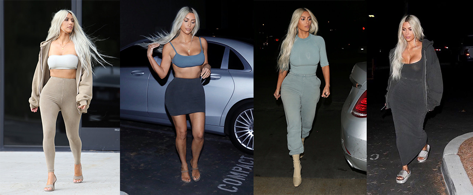 力挺老公的新設計，豐臀金穿肉胎裝上街（大概只有她敢穿～）｜女星穿搭