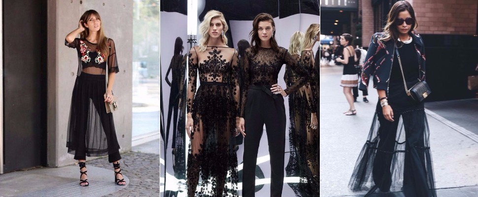 啊～這件洋裝這麼透明是要怎麼穿？搭了這件就是潮貨！