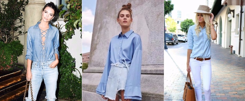 打開時髦人的衣櫥，一定有一件Sax Blue藍襯衫（快入手～）