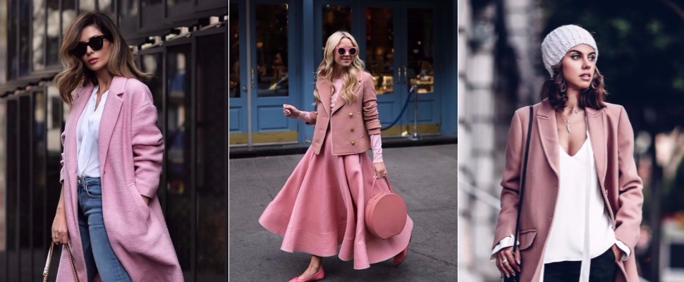 秋冬穿搭不想當隻灰老鼠～來件粉色大衣，本季改當美少女！