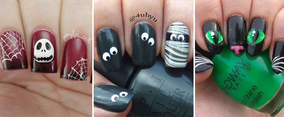 萬聖節約好朋友聚會，趁這個周末做個Halloween美甲吧～