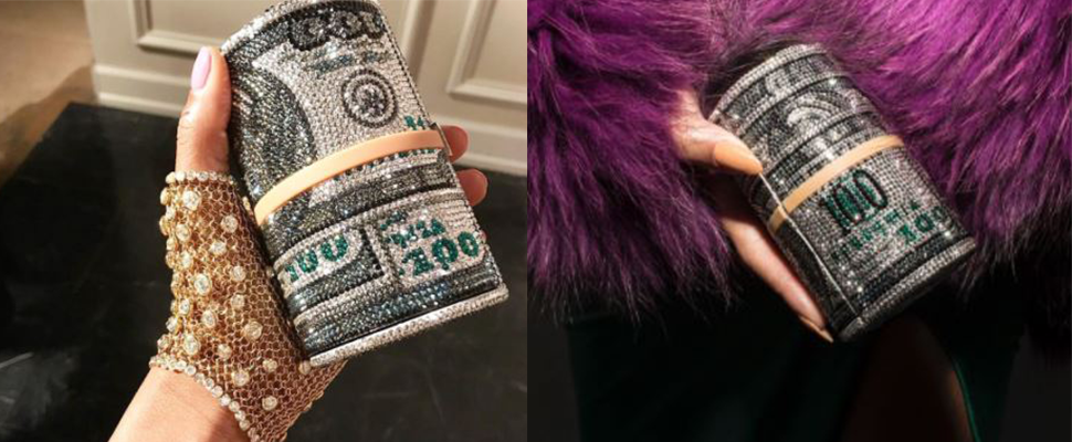 據說、最近紐約派對上，誰拿了這捲美鈔包就能橫著走～