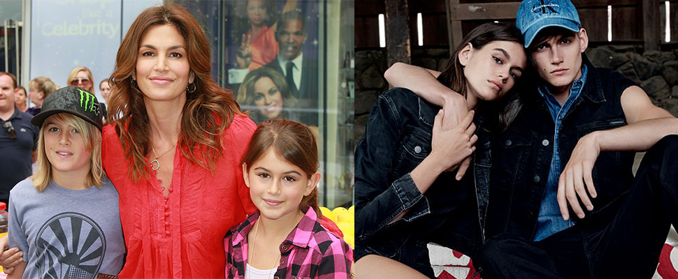 玩不膩的兄妹梗～辛蒂姐一雙兒女拿下CK Jeans代言人