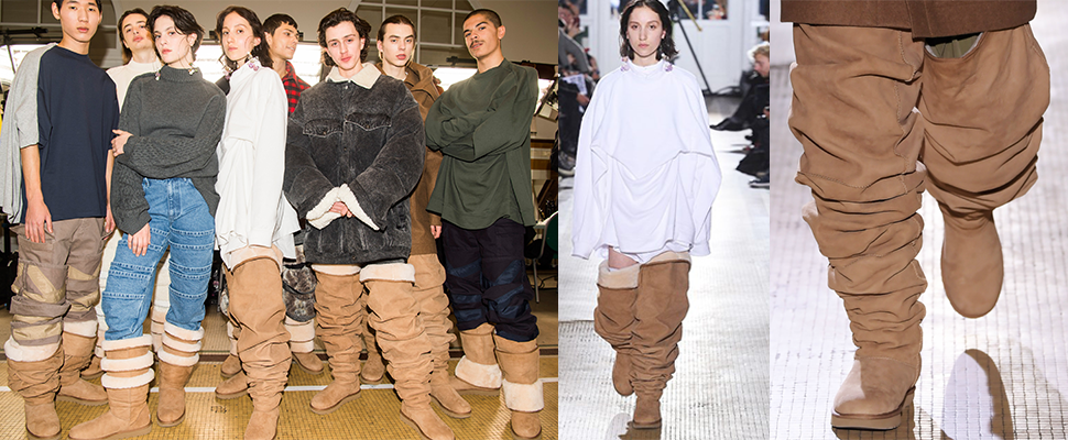 套上去活像「米其林寶寶」的靴子，難道預言雪靴回歸？