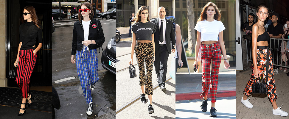 鎖定街拍攝影師快門，凱亞小妹妹靠N條花褲穿出時尚潮味～